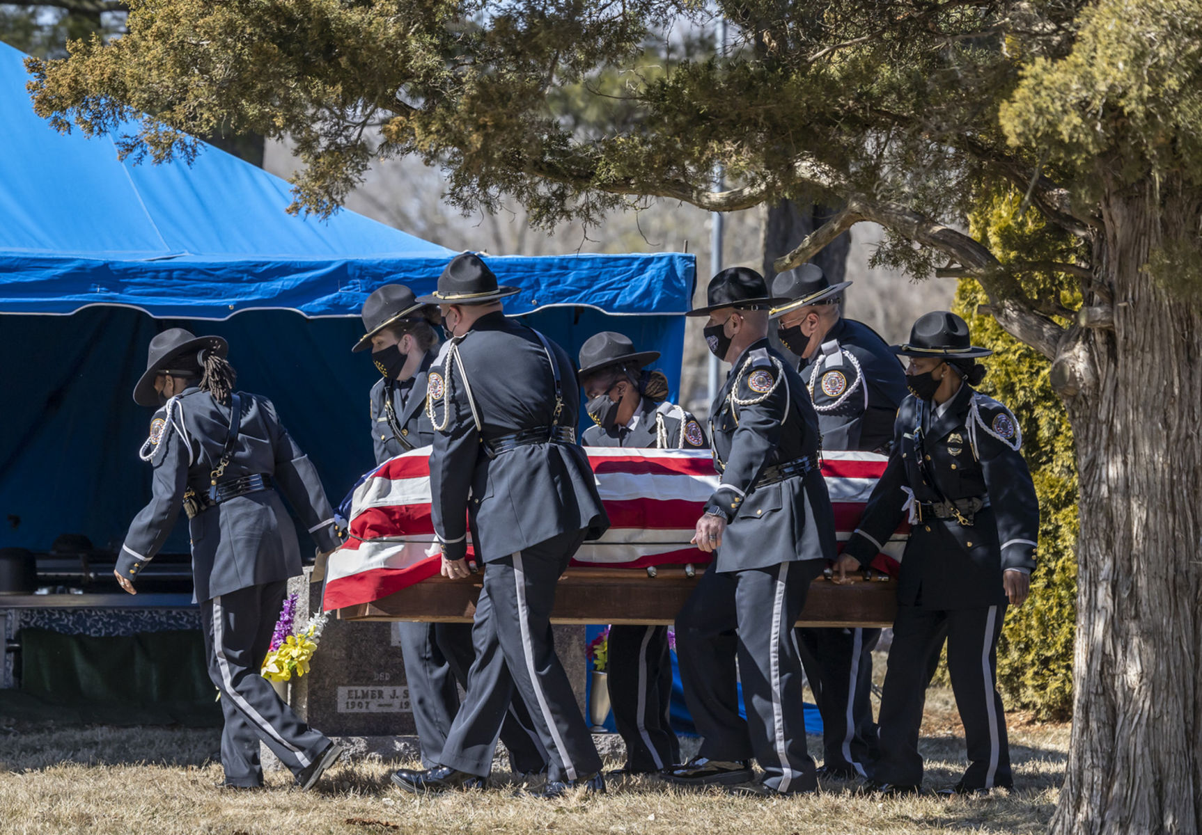 Burial of Eugene Lasco